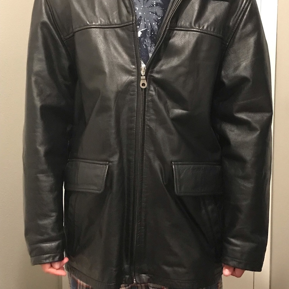 Mens leather jacket